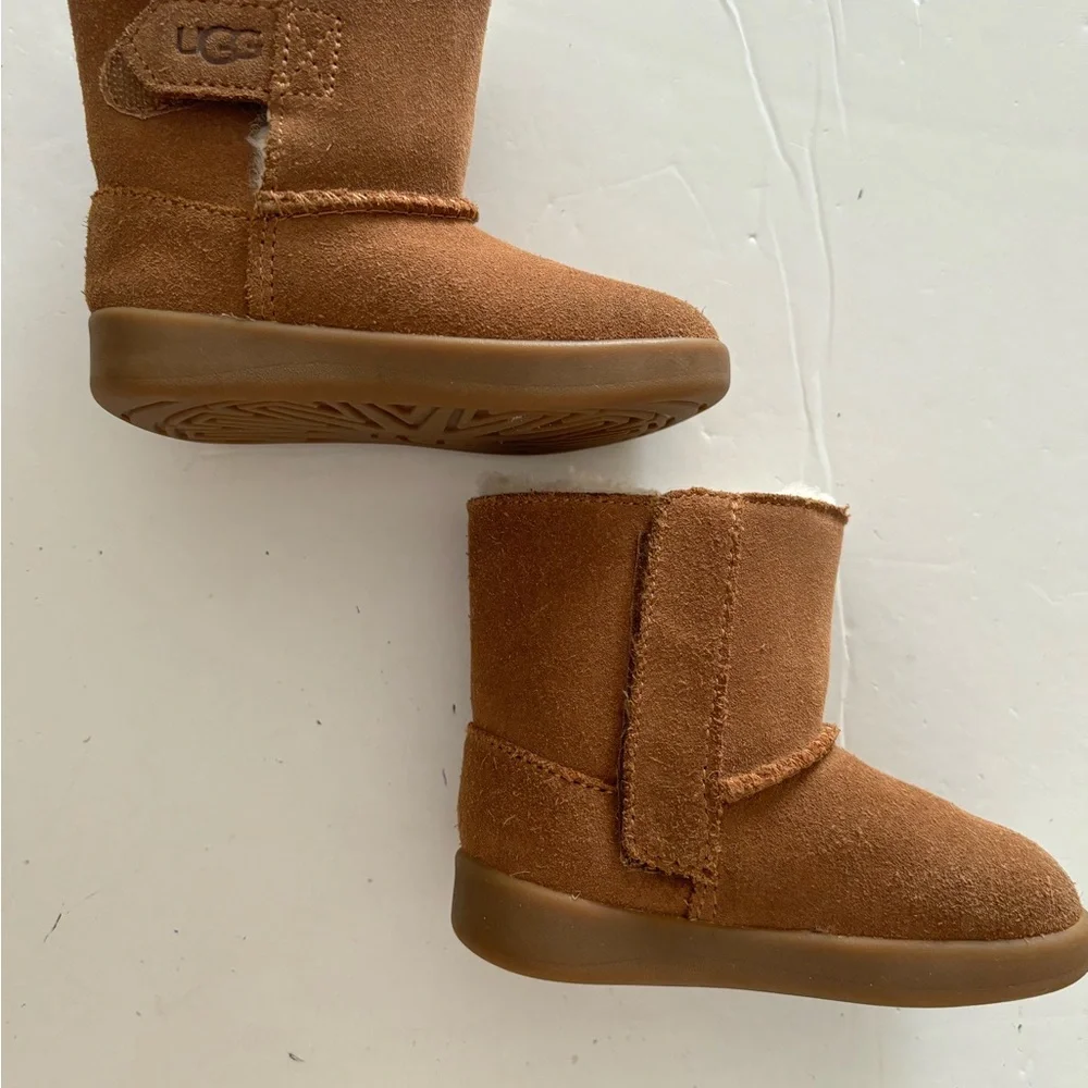 UGG Tan Kids Boots with Cream Lining